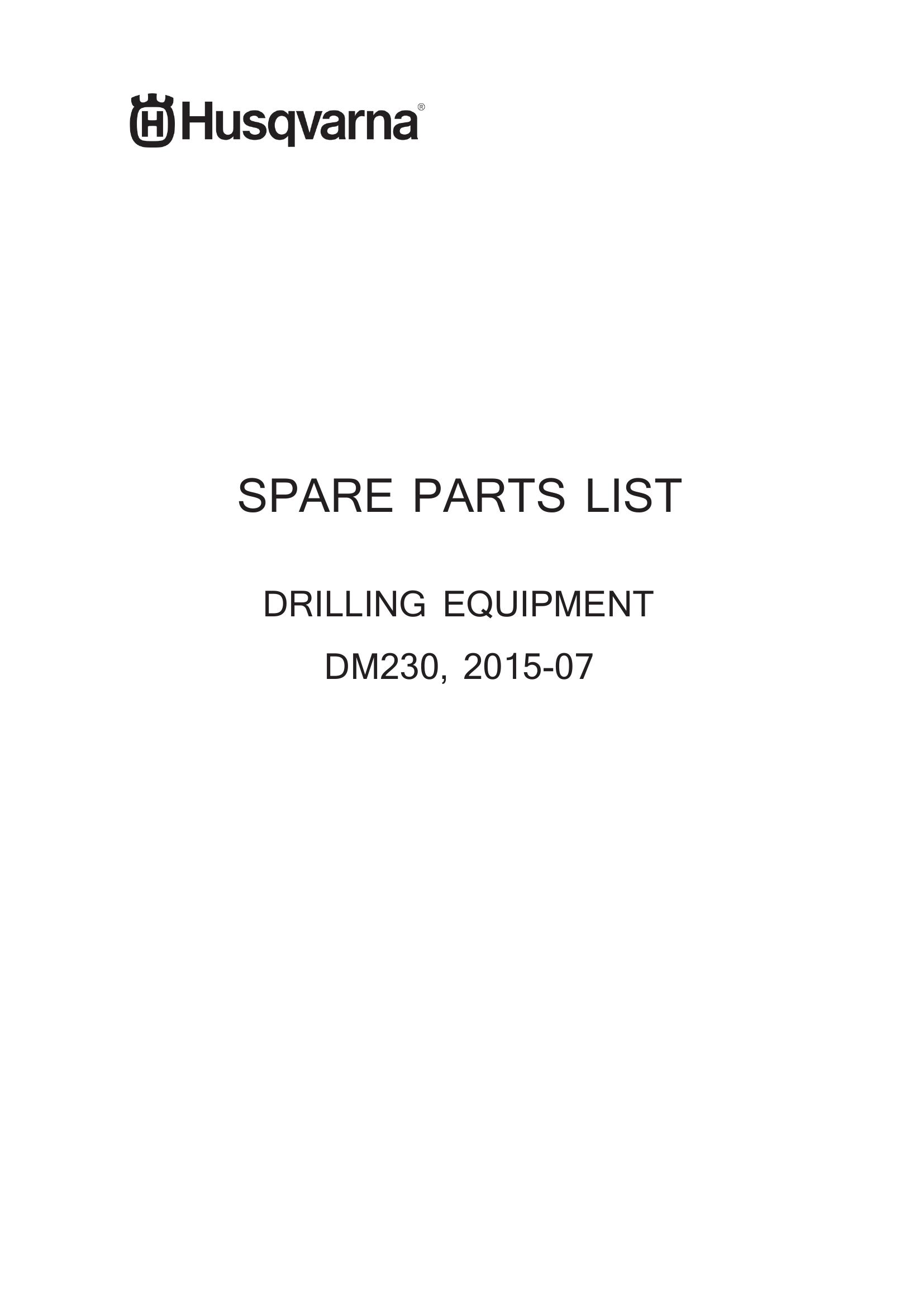 Parts for DM230 2015-07 | Powerhouse 