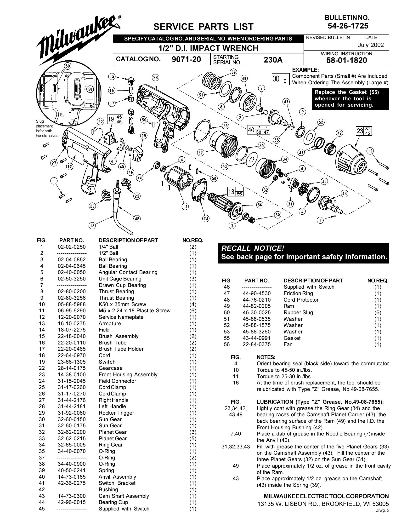 SER 230A) | Powerhouse Distributing